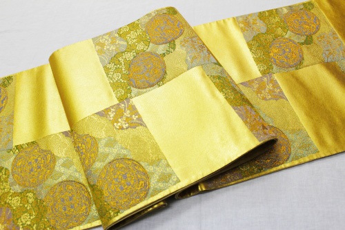 西陣織万勝織物㈱謹製袋帯「色紙道長裂」 | すべての商品 | きもの