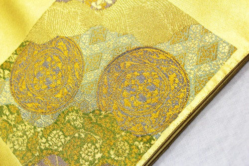 西陣織万勝織物㈱謹製袋帯「色紙道長裂」 | すべての商品 | きもの