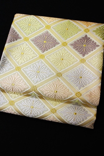 正絹 袋帯 二部式 河合美術織物 吉甲菱花図案 豪華絢爛 未使用品 2025年最新】Yahoo!オークション -河合美術織物袋帯の中古品