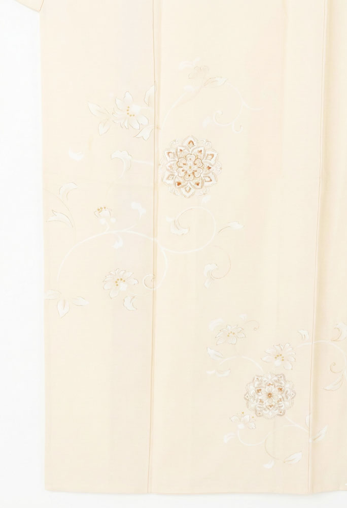 正絹単衣訪問着 レンタルフルセット「唐花華紋」 | レンタル着物