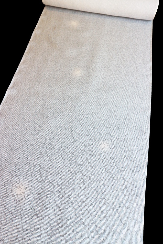 正絹の夏物紋紗着尺「京友禅 斜めよろけ地紋に蛍ボカシ」」 | 販売着物