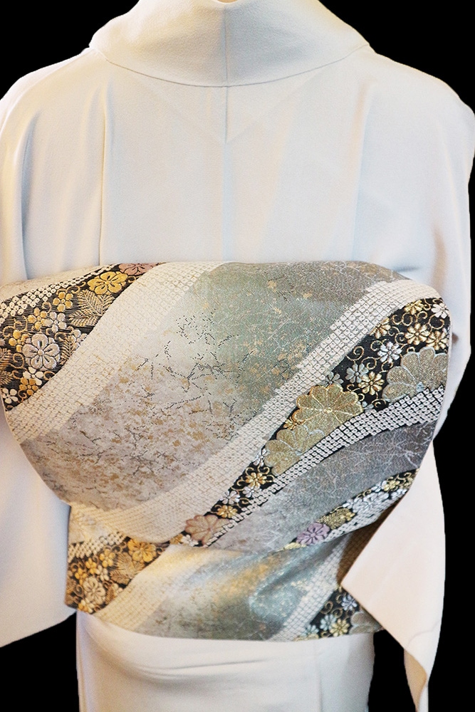 正絹訪問着 レンタルフルセット「染分けぼかしに四季の花」 | レンタル