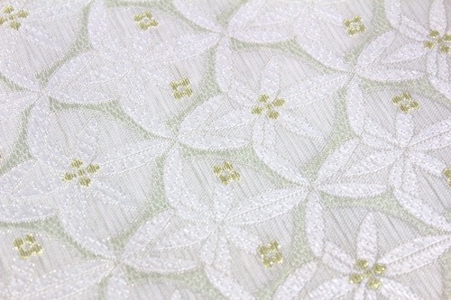 【単衣にも】軽やかに締める　青海波柄の袋帯 西陣織沢本織物謹製夏袋帯「青海波華紋」 | 販売着物商品,夏帯