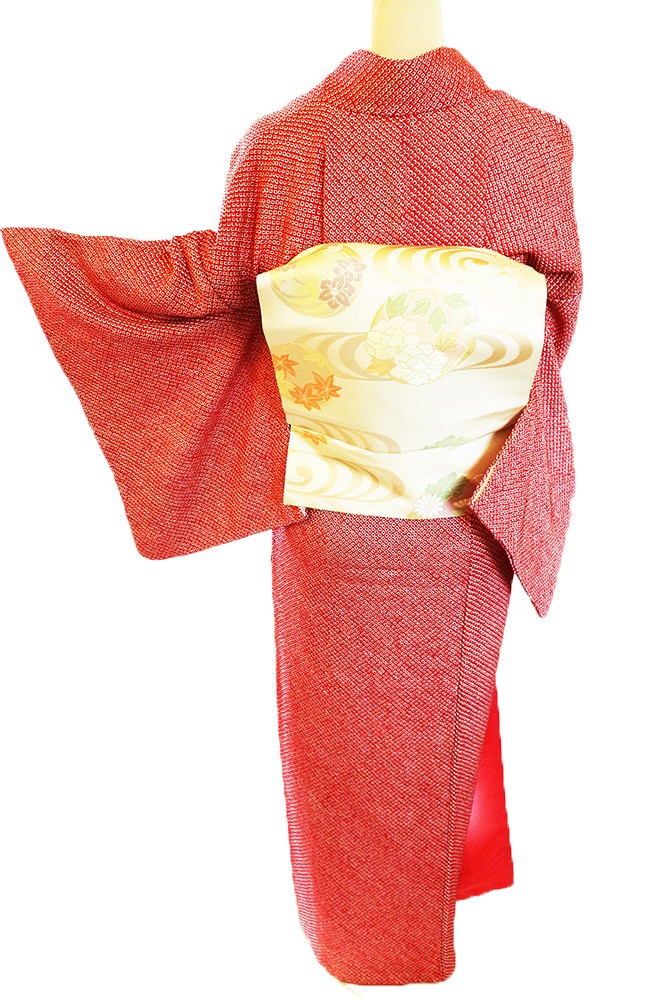 正絹小紋レンタルフルセット「総絞り」 | レンタル着物,おしゃれ