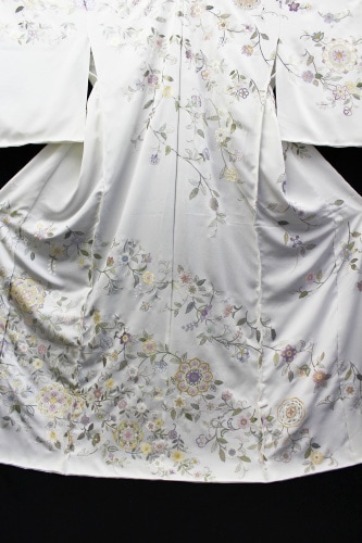 最高級丹後ちりめん訪問着「唐花華紋総柄刺繍」 | 販売着物商品,訪問着