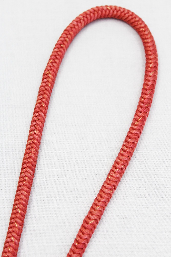 光273新品、未使用、正絹高級刺繍入り帯揚げ・手組み高級帯締めセット  