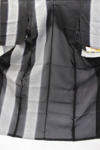 最高級夏大島訪問着「縦ぼかしに小花」 | 販売着物商品,夏着物,礼装用