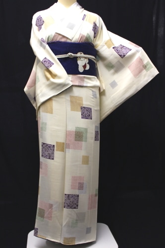 おしゃれ着物（小紋・紬・お召し・大島）着付け（着付け用小物レンタル