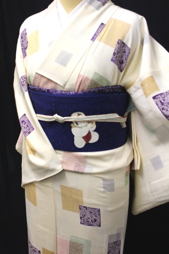 おしゃれ着物（小紋・紬・お召し・大島）着付け（着付け用小物レンタル 