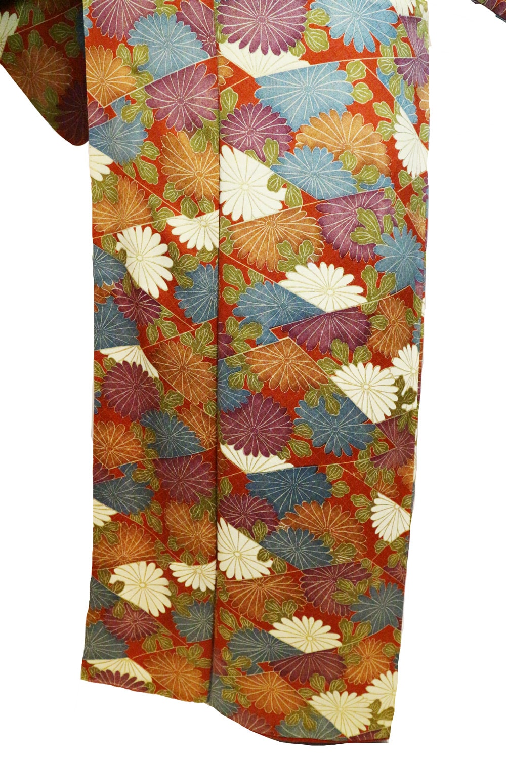 正絹小紋レンタルフルセット「割付菊総柄」 | レンタル着物,おしゃれ