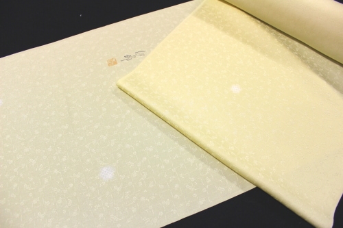 柔らかもん　蛍ぼかし　暈し　正絹　絹　反物　新品未使用　丹後ちりめん 新品 絽 蛍暈し 夏着物 お仕立て上がり品“涼やかに大人を映して我が身