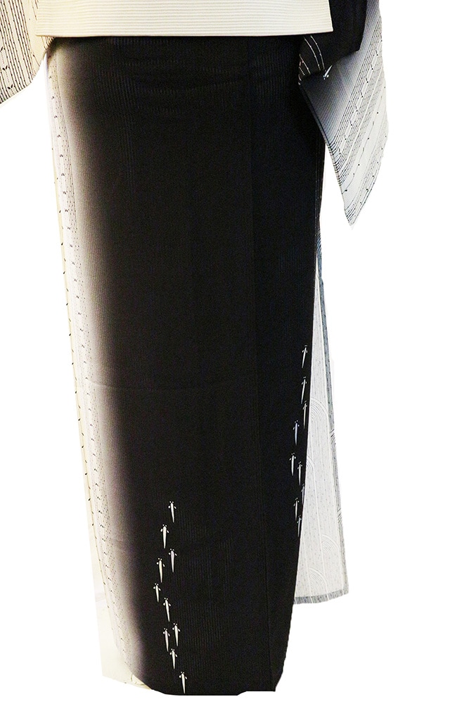 正絹夏訪問着レンタルフルセット「縦ぼかしにメダカ」 | すべて