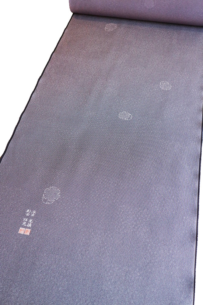 最高級丹後ちりめん江戸小紋「伝統工芸士監修 竹縞に雪輪」 | 販売着物