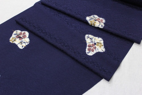 小紋　小花柄　丹後ちりめん　新品 も*ん様 最高級！丹後ちりめん花柄金糸正絹小紋 ！着物 淡い