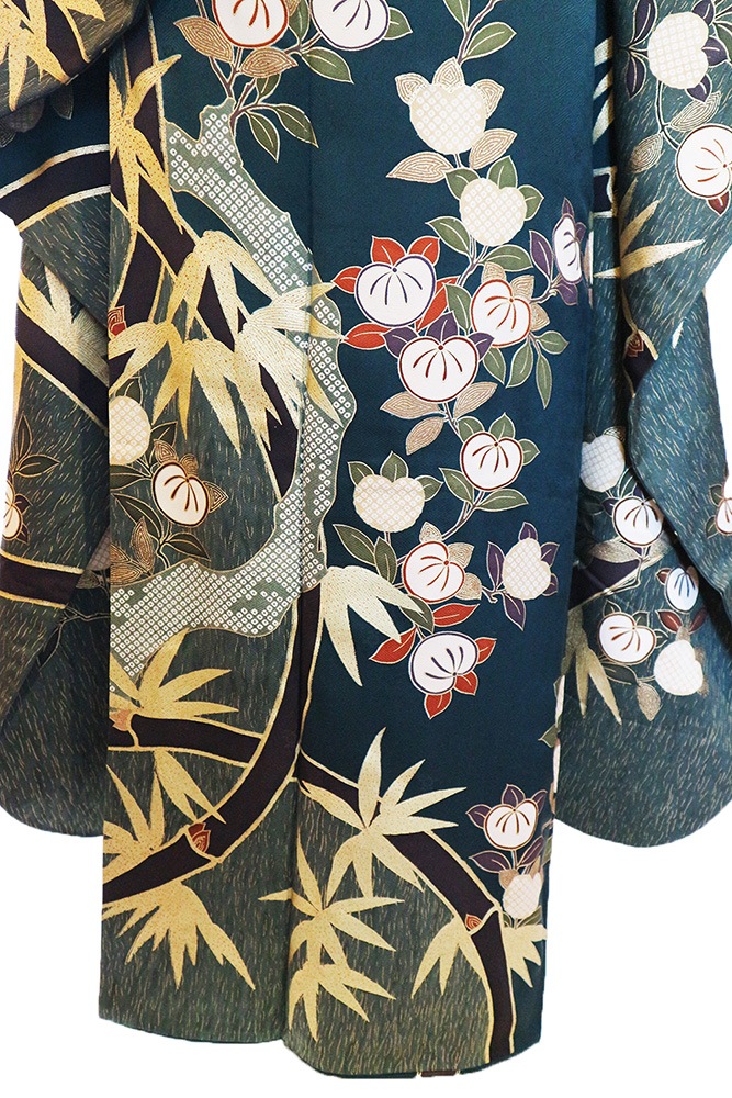 丹後ちりめん振袖レンタルフルセット「橘」往復送料無料