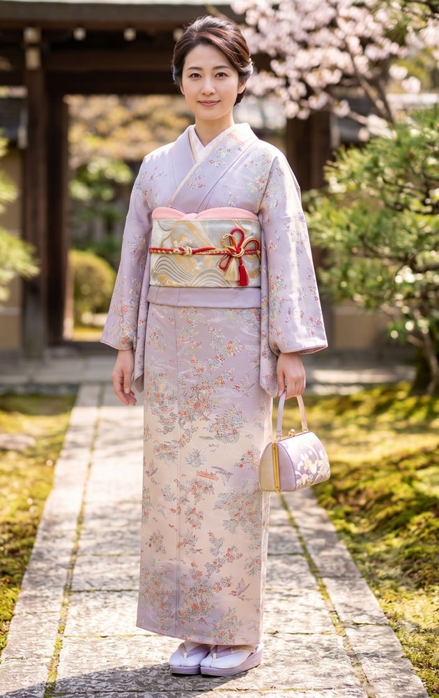 正絹訪問着レンタルフルセット「ぼかしに茶屋辻」 | レンタル着物