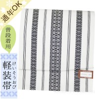 夏用軽装帯　グレー地に竹と流水　柄に光沢あり 楽天市場】竹 帯の通販
