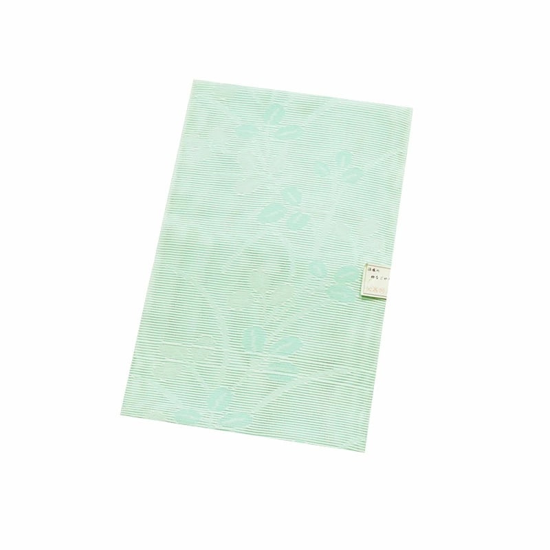 夏帯 名古屋帯 萩柄 薄青 ブルーグリーン | 着物通販店 枠
