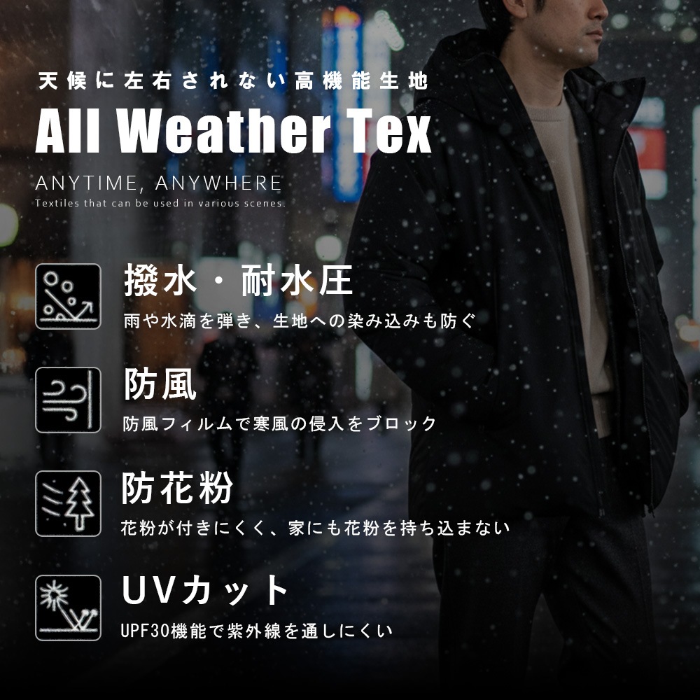 ���ʥ����� ��� ������ ��С����֥� ���ʥ��㥱�å� �֥륾�� �����ѡ� ���� �ѿ尵10,000mm ���� �ɲ�ʴ UV���å� ALL WEATHER TEX �ե����С������� sorona AURA �ա����դ� �������� �ӥ��ͥ�������