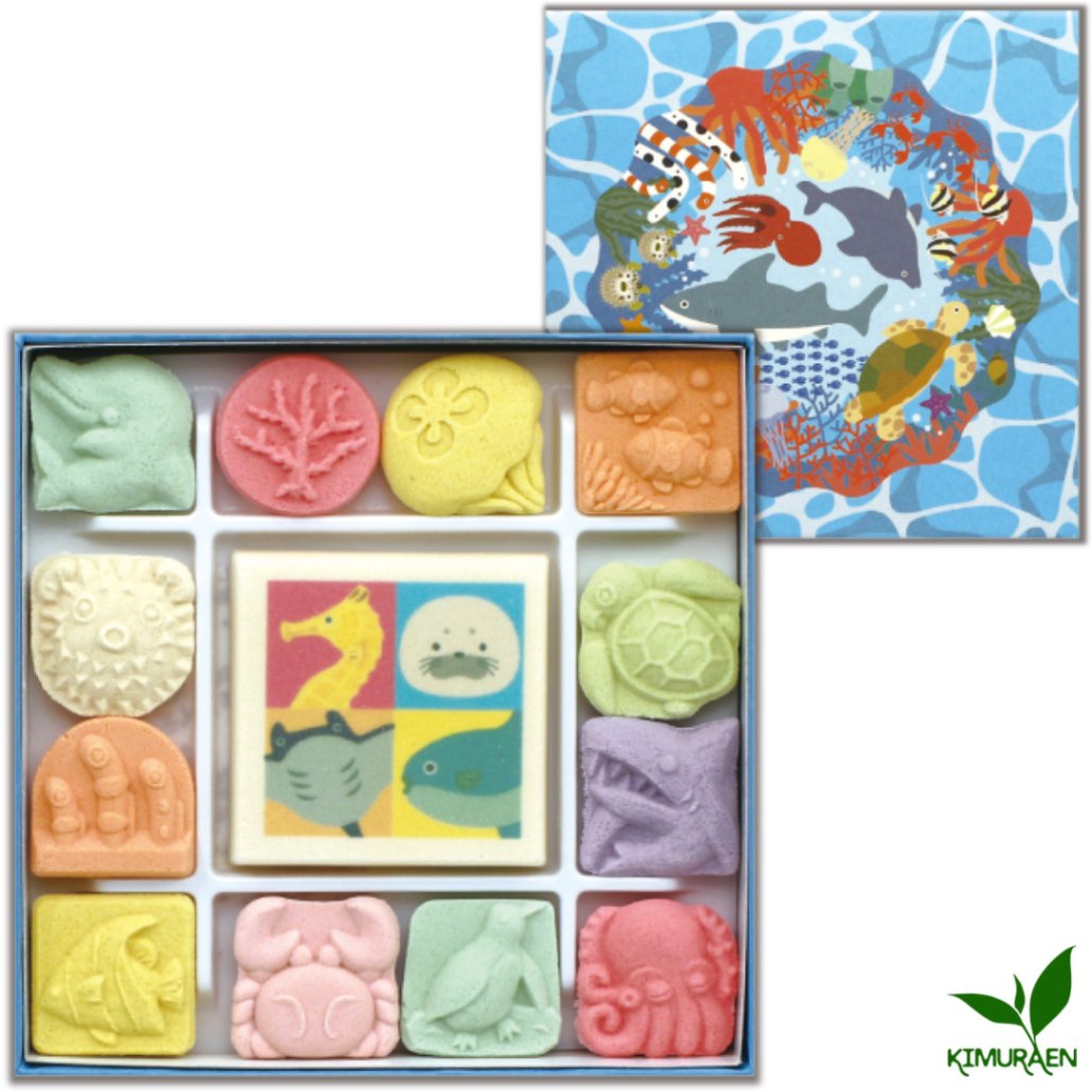 さぬき和三宝製 和三盆 お干菓子 水族館(水面)