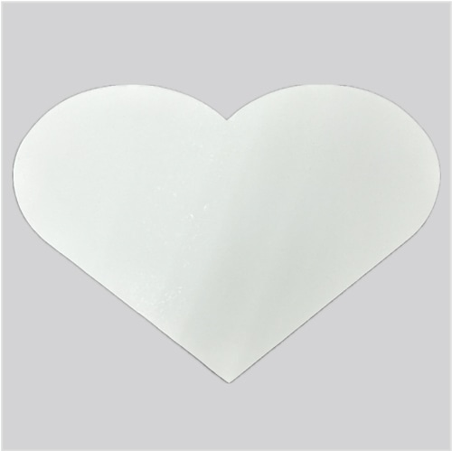 ハート型木製ボウル ホワイト ハート型木製ボウル ホワイト