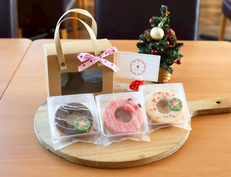 【クリスマス限定】チョコ掛けバウム 3個入り クラフトBOX