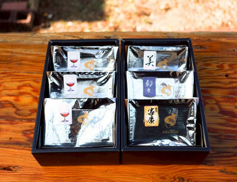 【バレンタイン限定】ショコラブランデー＆日本酒バウム プレミアムアソート（6個入）