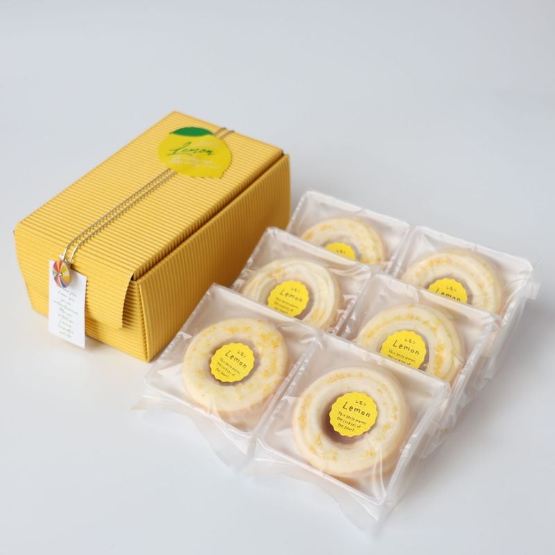 【数量限定】フローズンバウム　瀬戸内レモンギフト（ミニ6個入り）