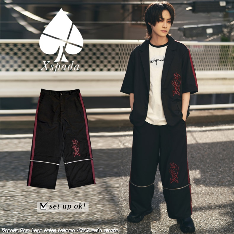 ���滳���ץ��ǥ塼����Xspada NewLogo�ۿ���WAY�磻�ɥ���å��������åȥ��åײ�ǽ �������ѡ��� ���� �ڹ� ��� ��ǥ����� ��˥��å��� �˽����� 2021 S/S �� ����⡼�� ���ȥ꡼��