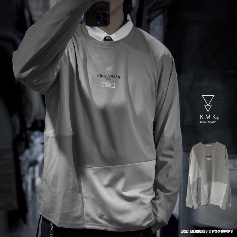 KMK ���Ǻ����إȥ�ץ��������T��� ��ǥ����� �˽����� ��˥��å��� ���� ���󥰥꡼�ޥ��� KINGLYMASK ���ꥸ�ʥ� 2026 S/S �� ����