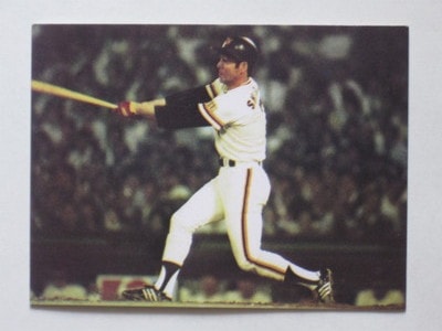 77054 カルビープロ野球カード 77年 No.54 巨人 柴田勲 ジャイアンツ 