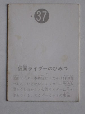 カルビー製菓　旧仮面ライダーカード　NO.13 魔人サボテグロン　表25局 カルビー製菓 旧仮面ライダーカード NO.13 魔人サボテグロン 表