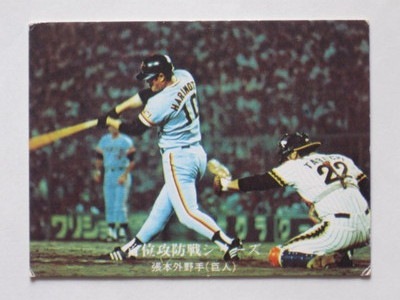 760987 カルビープロ野球カード 76年 No.987 巨人 張本勲 並品 