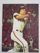 1976年　カルビー株式会社　プロ野球カード　王貞治　日本シリーズ特集‼️ カルビープロ野球カード,76年,700号特集 | キンキーズ