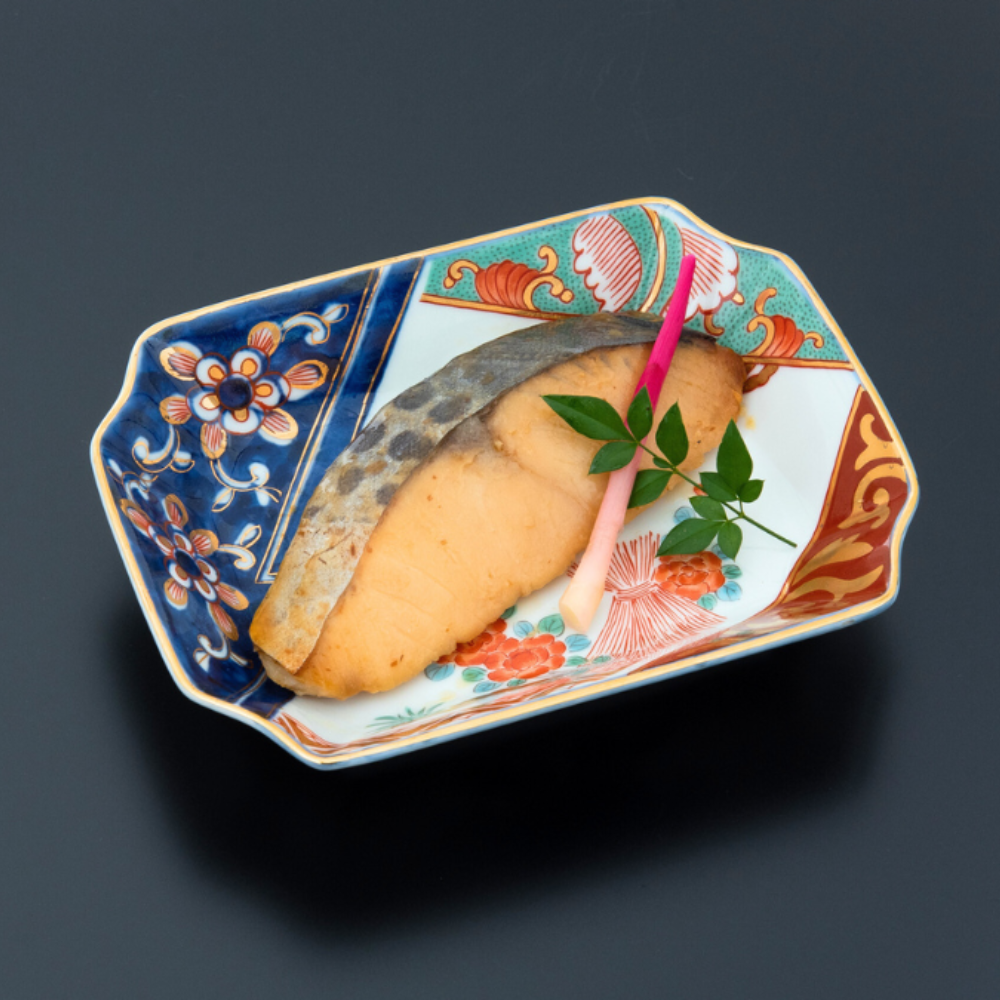 林九郎窯】垣根牡丹角取皿｜創亭やぶきたオンライン