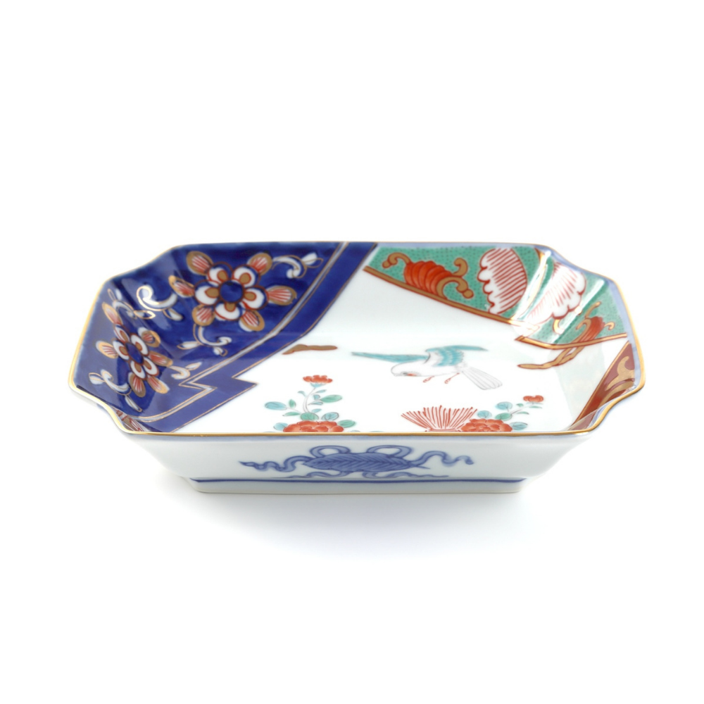 林九郎作 古伊万里 金彩 椿 牡丹 深鉢 盛り皿 林九郎作 古伊万里 金彩 椿 牡丹 深鉢 盛り皿 波佐見焼の林