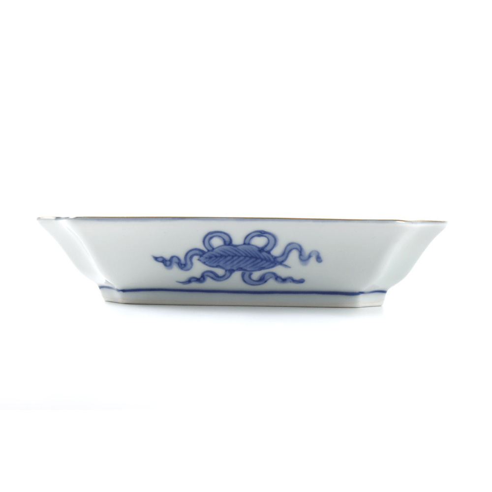 林九郎窯】垣根牡丹角取皿｜創亭やぶきたオンライン