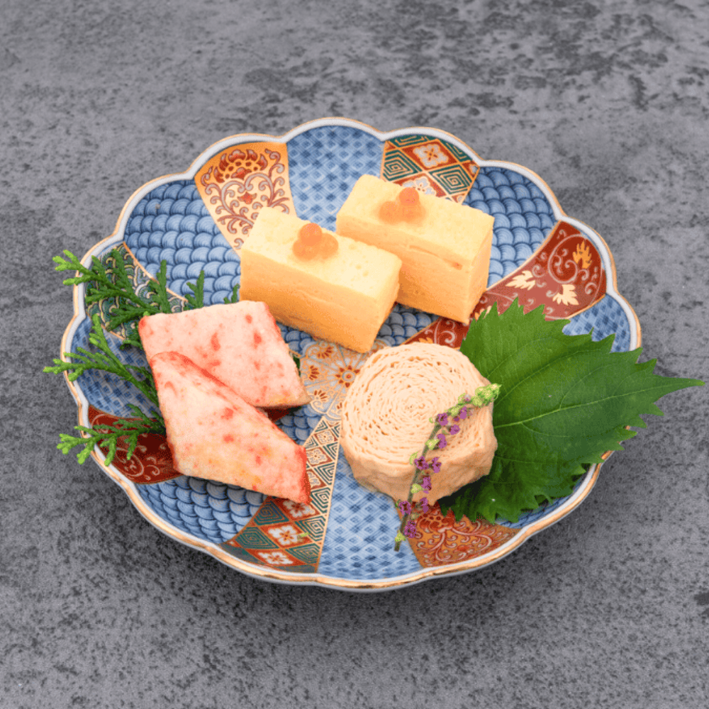 林九郎窯】菊割花地紋5号皿｜創亭やぶきたオンライン