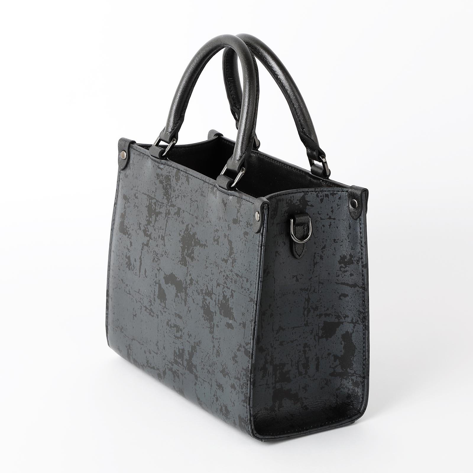 KYOTO Leather スクエアバッグ ブラック