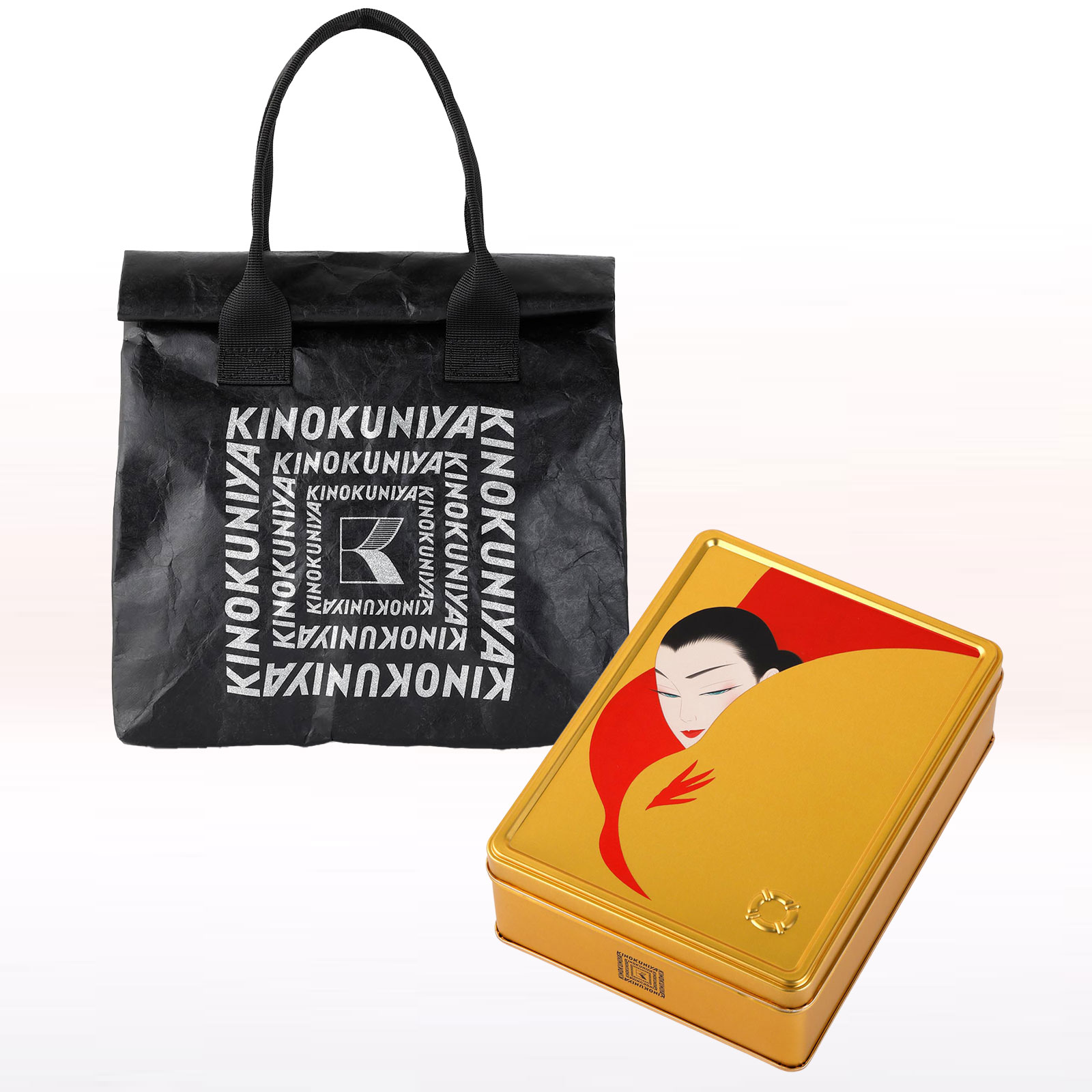 りー　紀ノ国屋 保冷バッグ　２点セット　黒&ベージュ　新品未使用 りー 紀ノ国屋 保冷バッグ 2点セット 黒&ベージュ 新品未使用