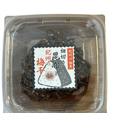 細切り昆布と紀州の梅干し