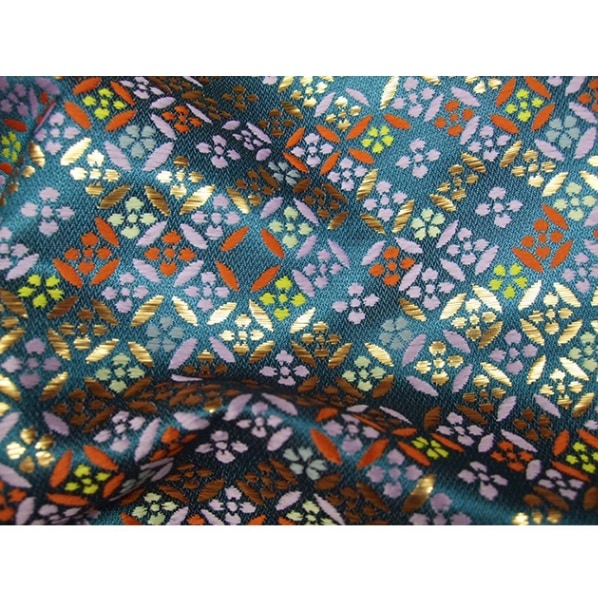 金襴生地 定番　-花菱七宝くずし-