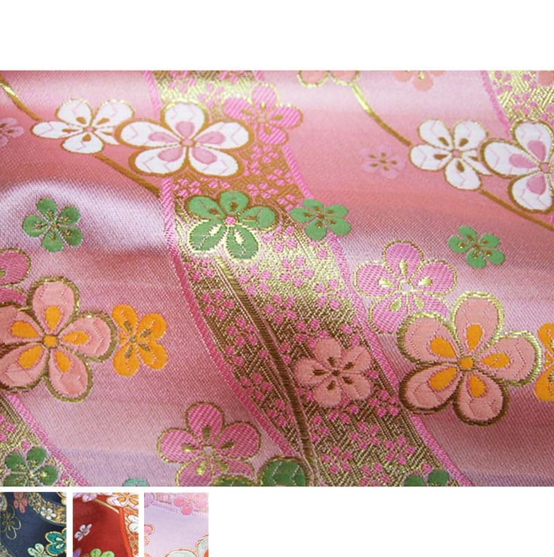 金襴生地 定番　-梅に道長-