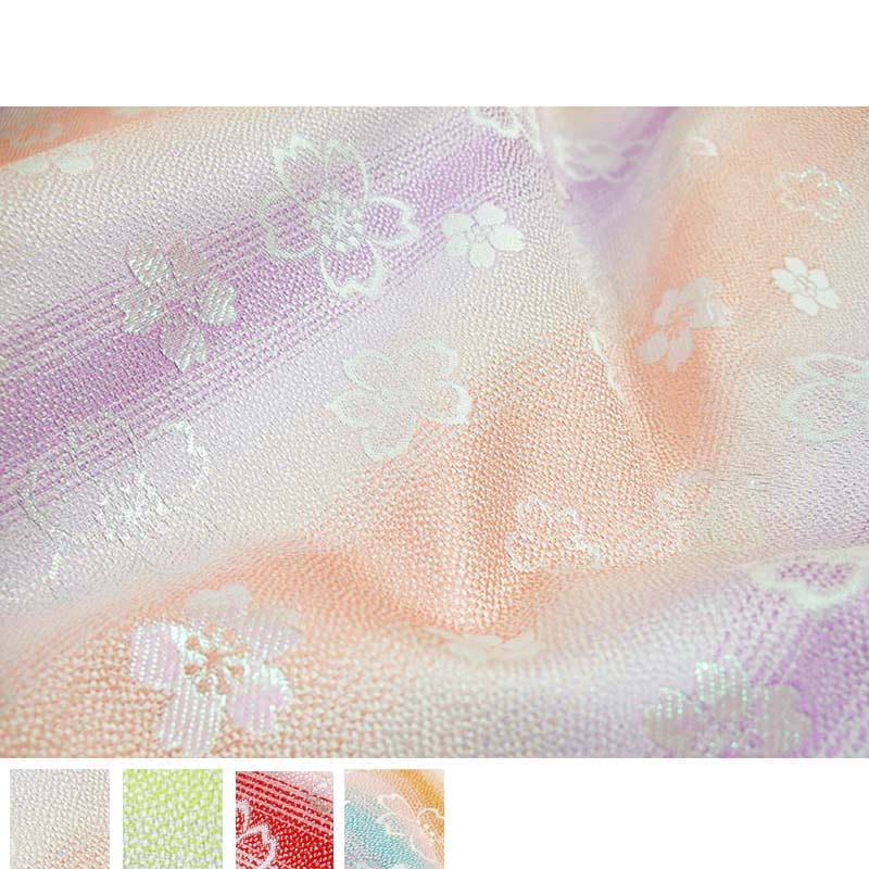 金襴生地 定番　-桜に新ぼかし-
