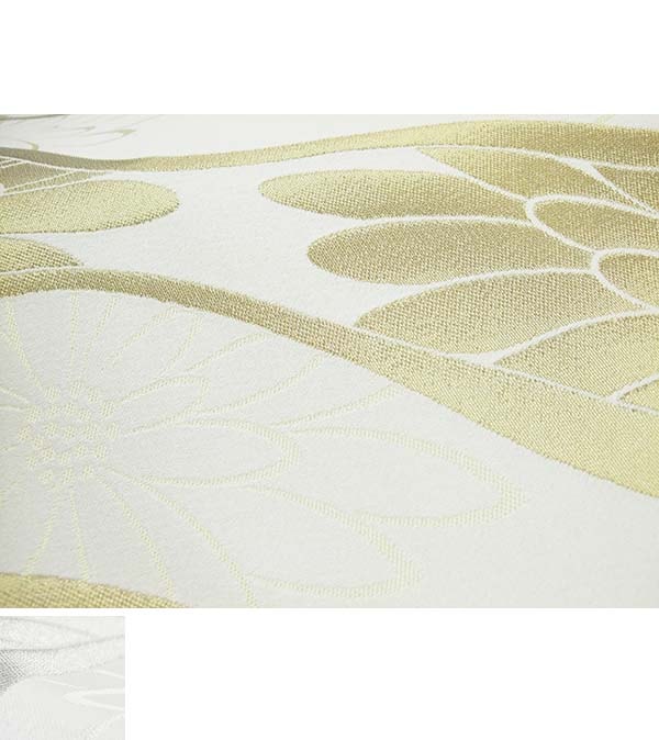 仏事用金襴　-道長菊-