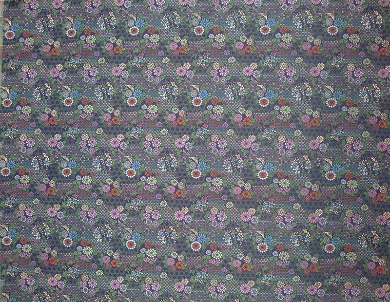 金襴生地 定番　-小花に籠目-