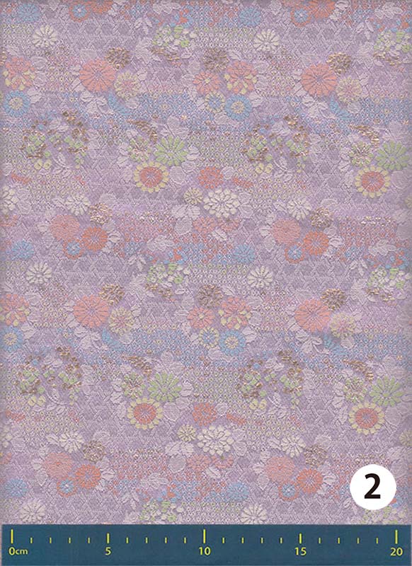 金襴生地 定番　-小花に籠目-