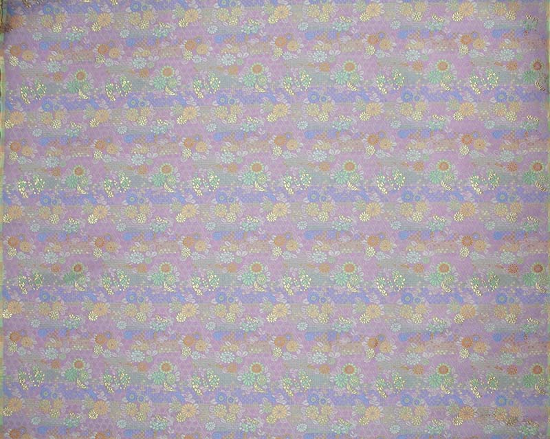 金襴生地 定番　-小花に籠目-