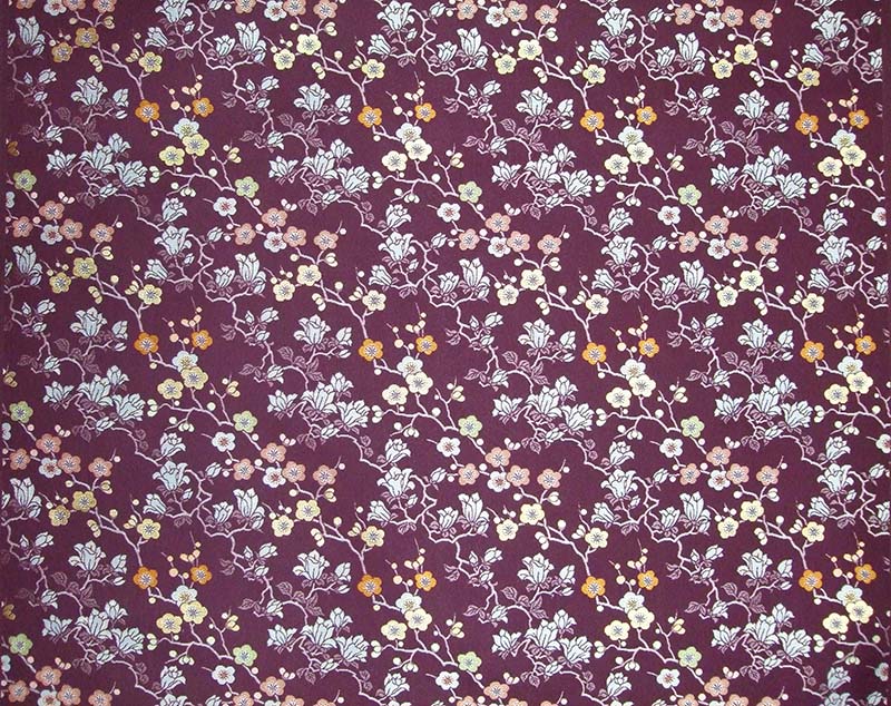 金襴生地 定番　-梅にコブシ-