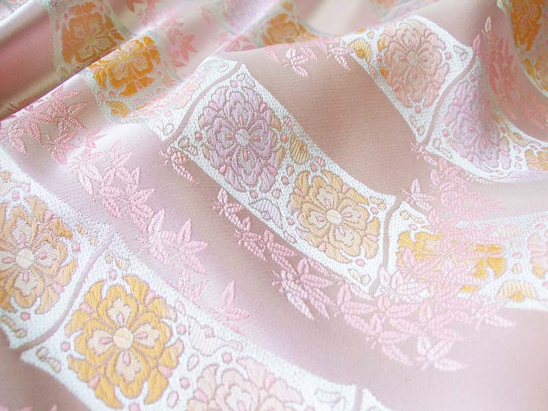 金襴生地 定番　-竹に花菱-